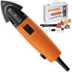 Fein Multimaster 'Top' 230v variable speed sander/saw. In steel case with comprehensive accessory kit.